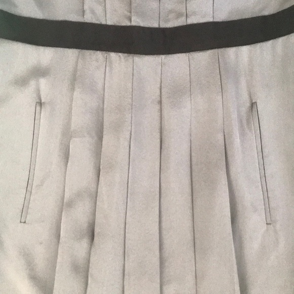 Tracy Reese grey pleated silk dress - Picture 3 of 7